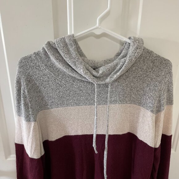 Market & Spruce - Womens Long Sleeve Lightweight Sweater - Cowl Neck Top - Sz M - Picture 2 of 7